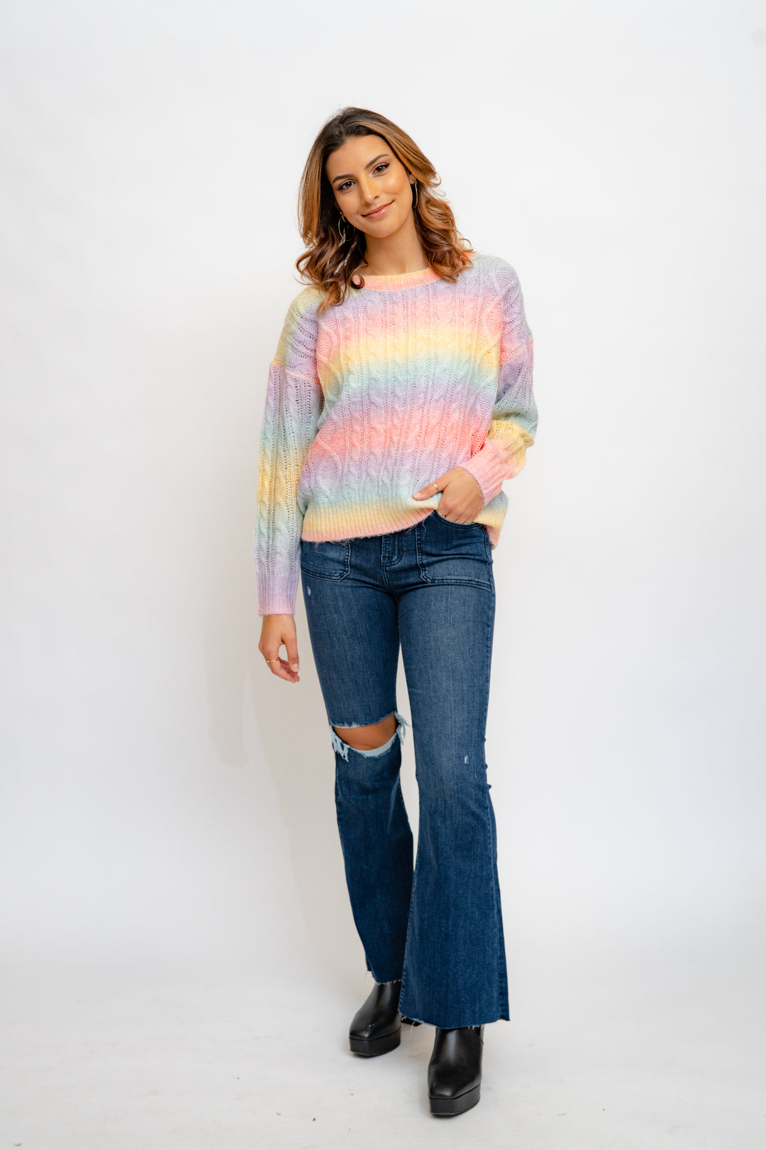 Over the rainbow sweater best sale