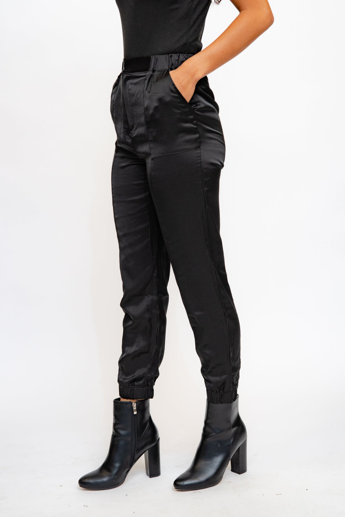 Dressy Black Joggers – Chic The Boutique